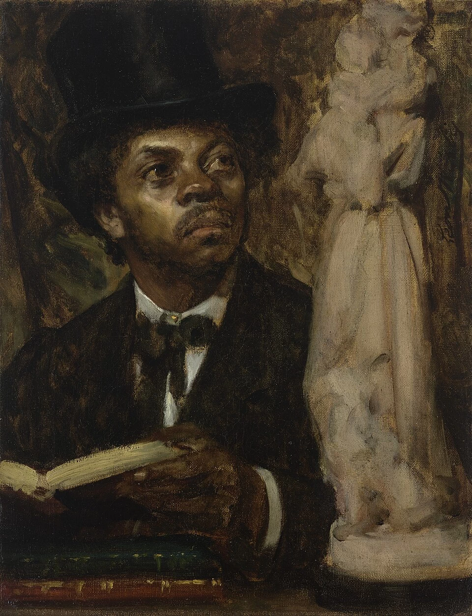 Ritratto di un conoscitore d'arte, forse Ira Aldridge